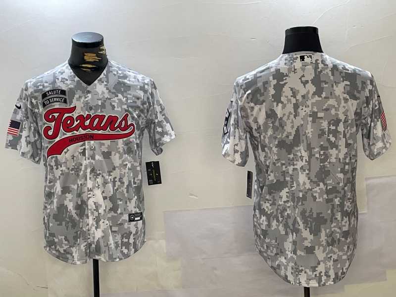 Men%27s Houston Texans Blank Arctic Camo 2024 Salute to Service Stitched Baseball Jersey->indianapolis colts->NFL Jersey